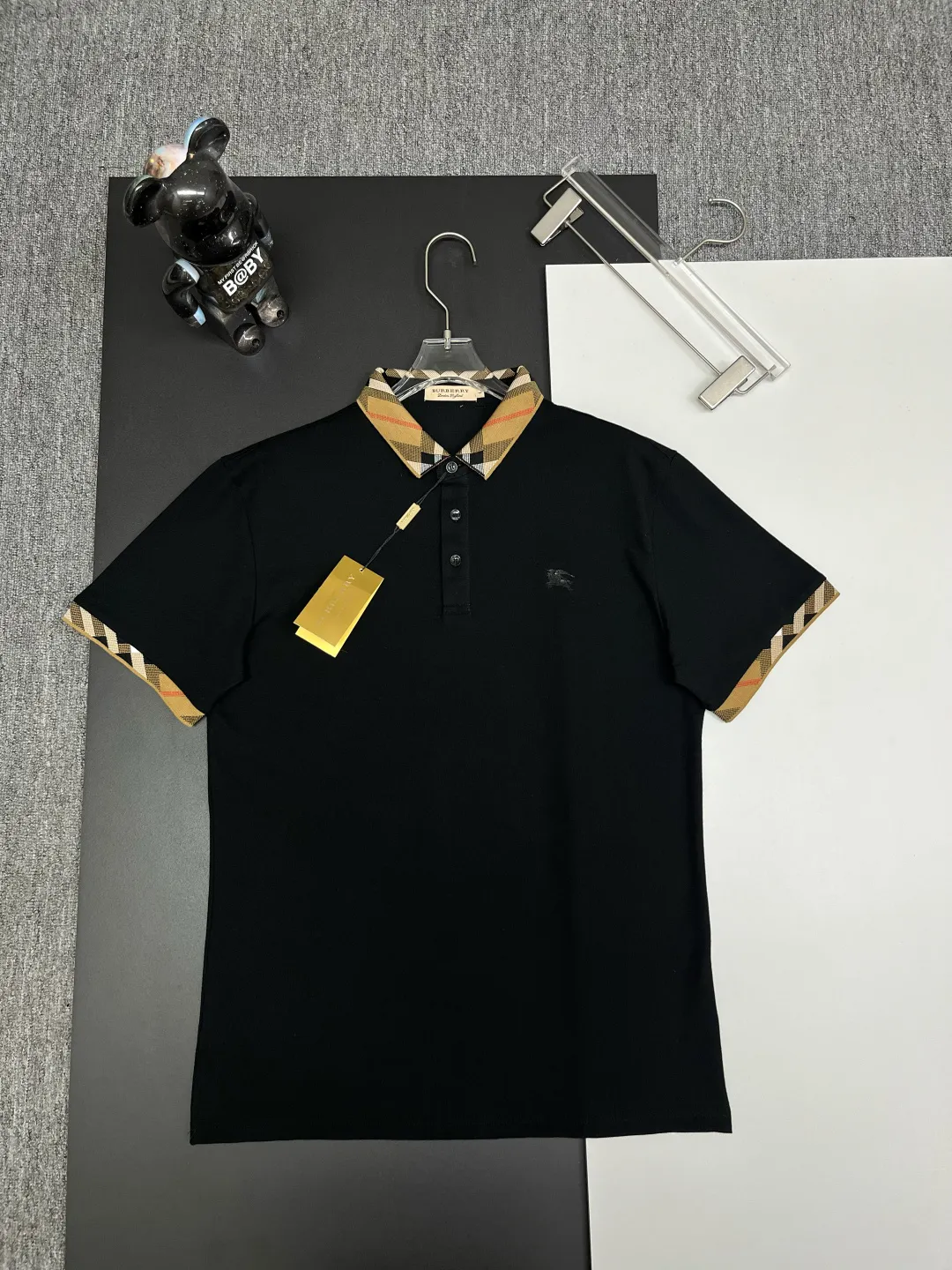 BURBERRY New Arrival Polo Same Style 210 ， Factory New Arrival Versatile : Black White Khaki Size：M-XXXL
